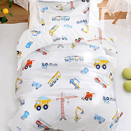 Kinderbettwäsche 100x135 Baumwolle Bettwäsche für Baby Kinder Mädchen Junge mit Reißverschluss (Bunt, 100x135cm+40x60cm 2teilig)